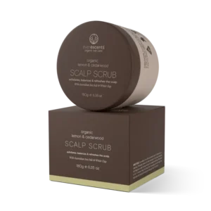 scalp scrub for buildup by everescents tub